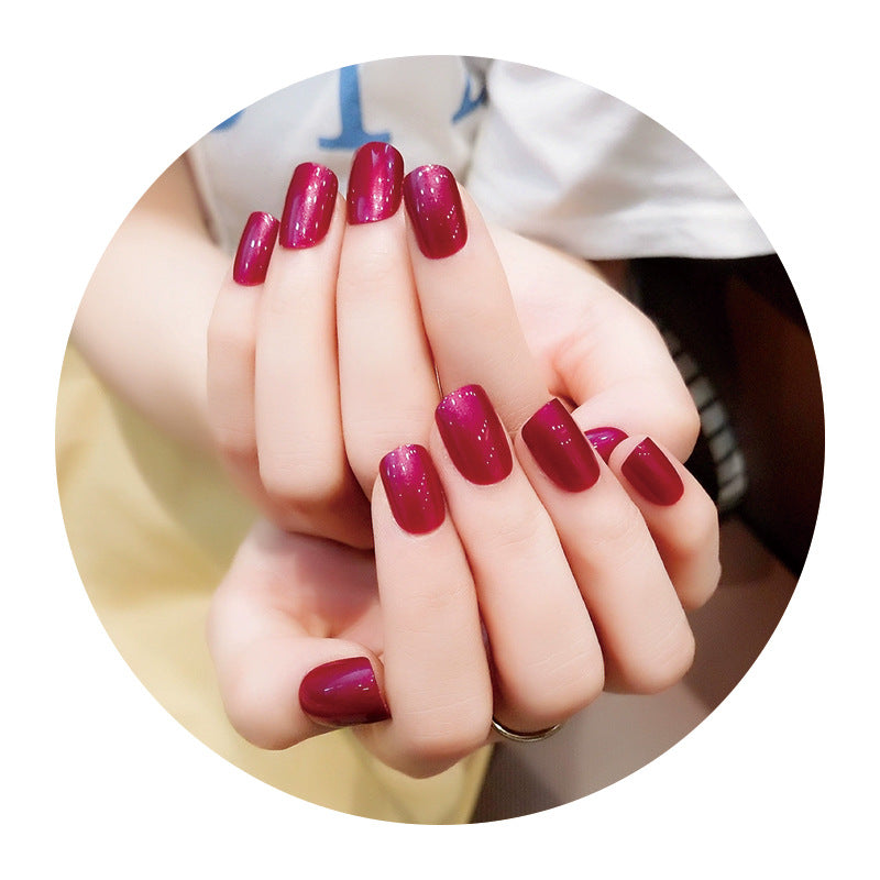 Luxurious Glossy Press-On Nails Stornfield