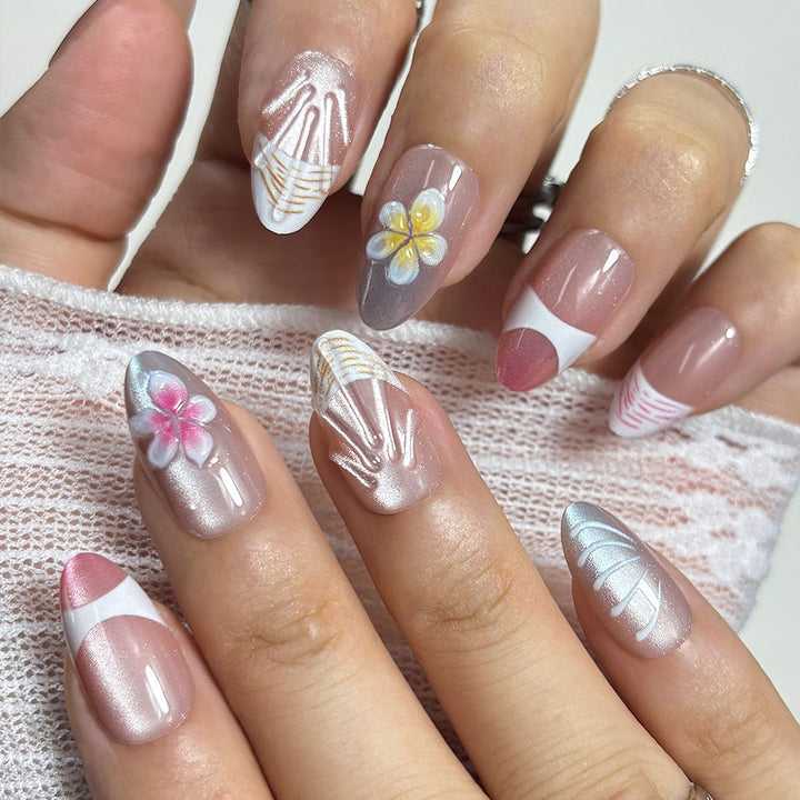 Artistic Press-On Nail Tips Set Stornfield
