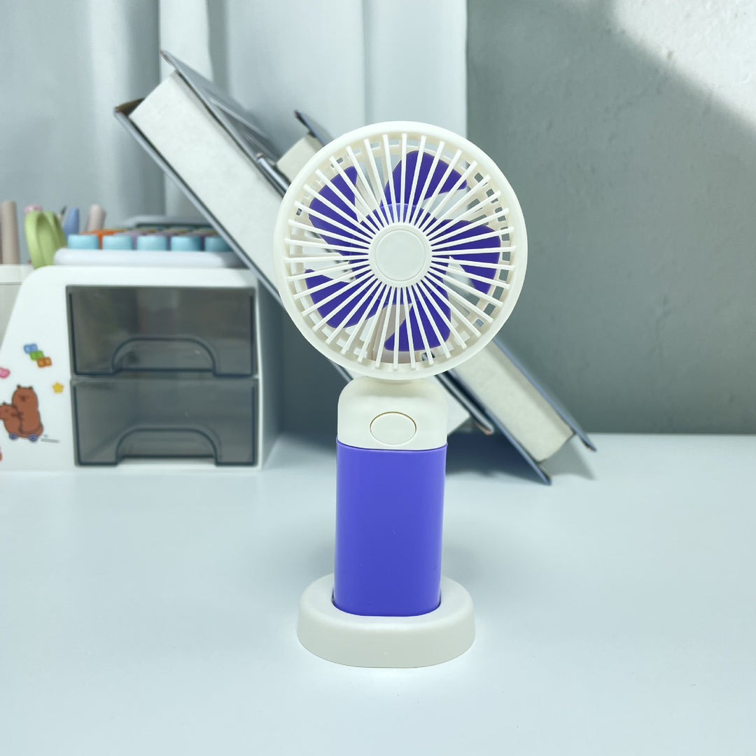 Women's Portable Table Fan with USB Connection and Flexible Tilt Angle Stornfield