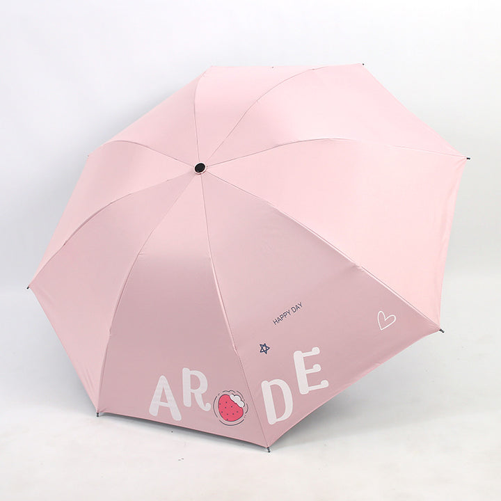 Women's Foldable Umbrella with Cheerful Design Stornfield
