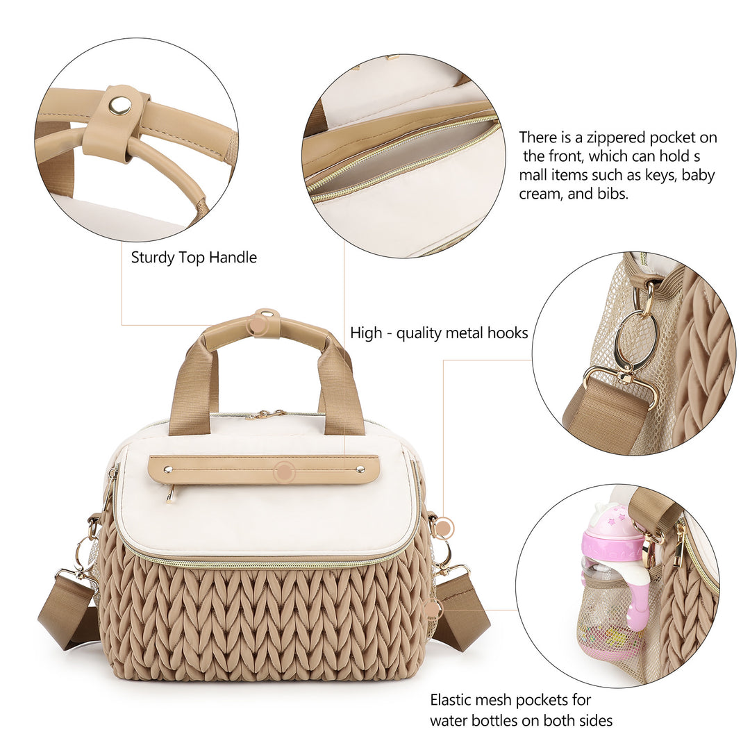 Modular handbag with braided design Stornfield