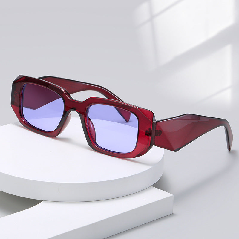 Women’s square designer sunglasses with modern accented frame Stornfield