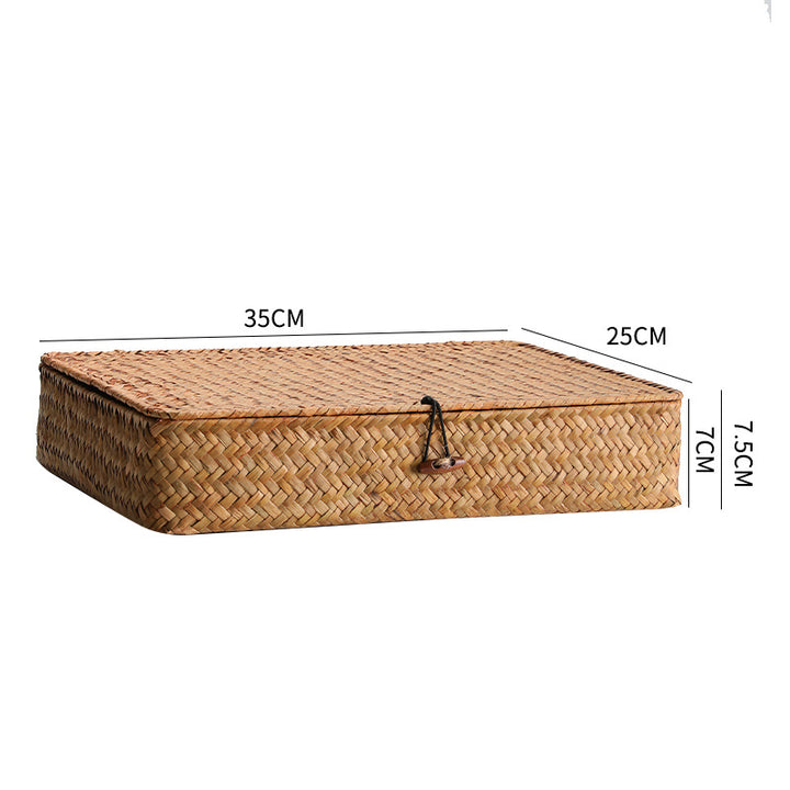 Unisex Handwoven Storage Box with Lid Stornfield