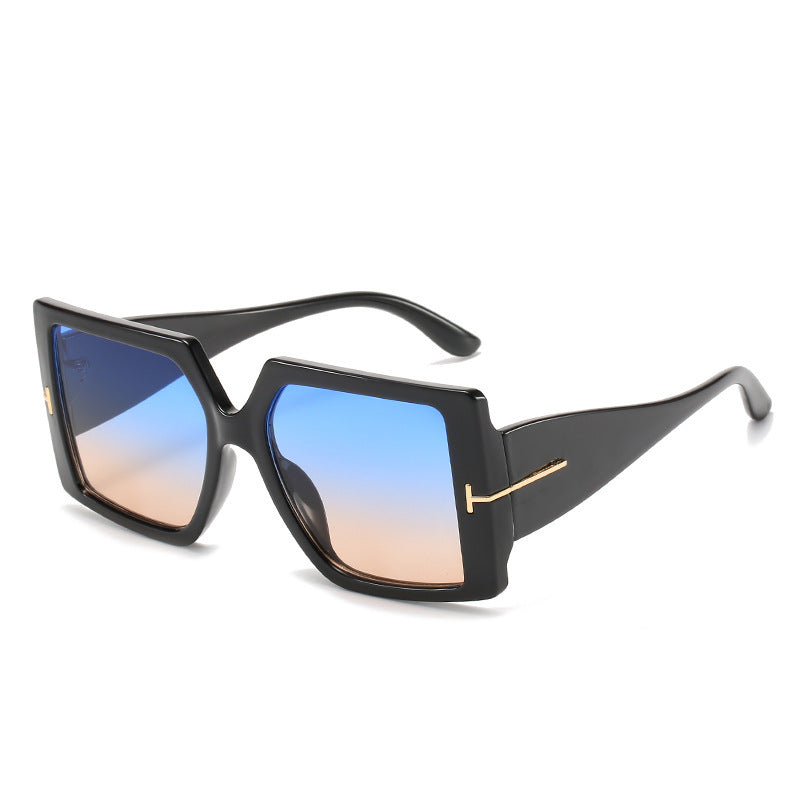 Oversized Geometric Shield Sunglasses Stornfield