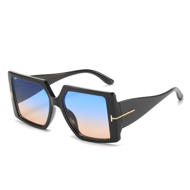 Oversized Geometric Shield Sunglasses Stornfield