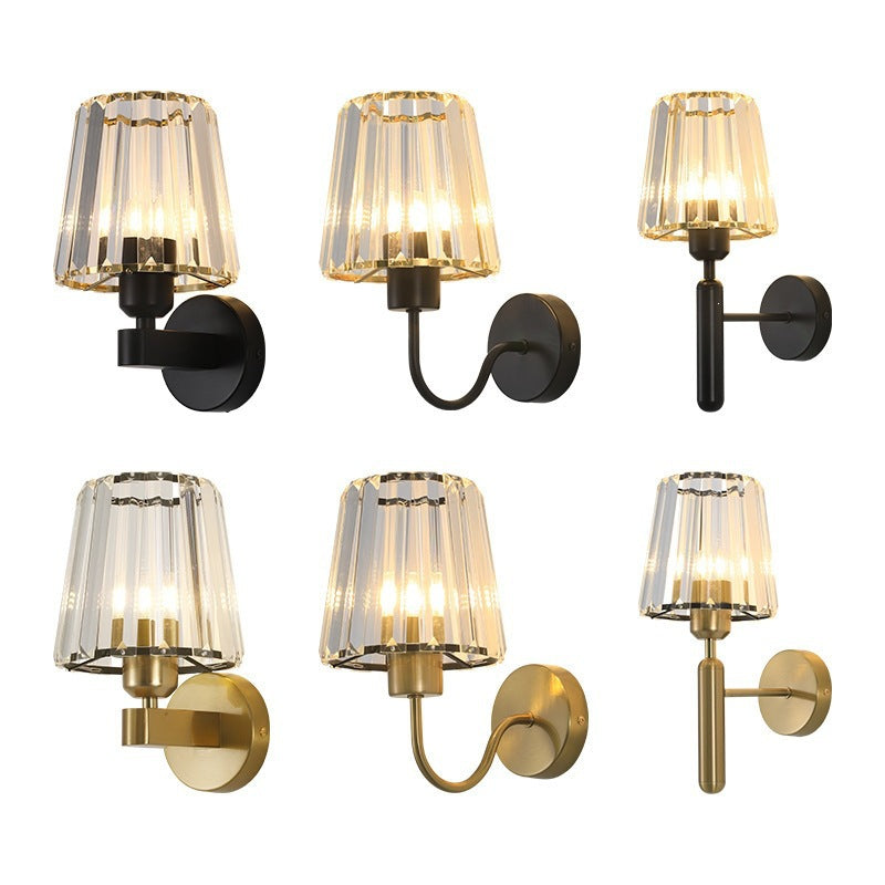 Crystal-Accented Wall Sconce