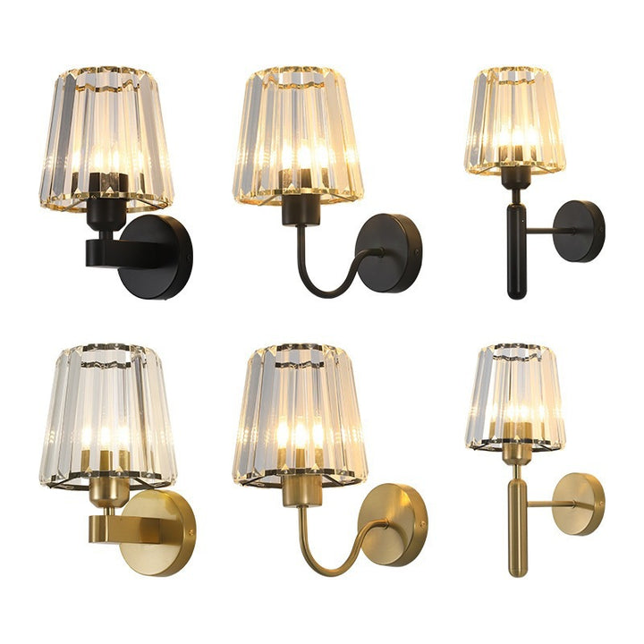 Crystal-Accented Wall Sconce