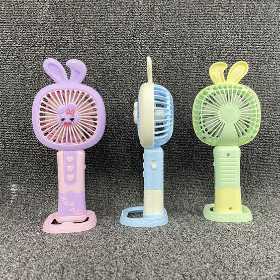 Unisex Portable Hand Fan with Cute Bunny Design Stornfield