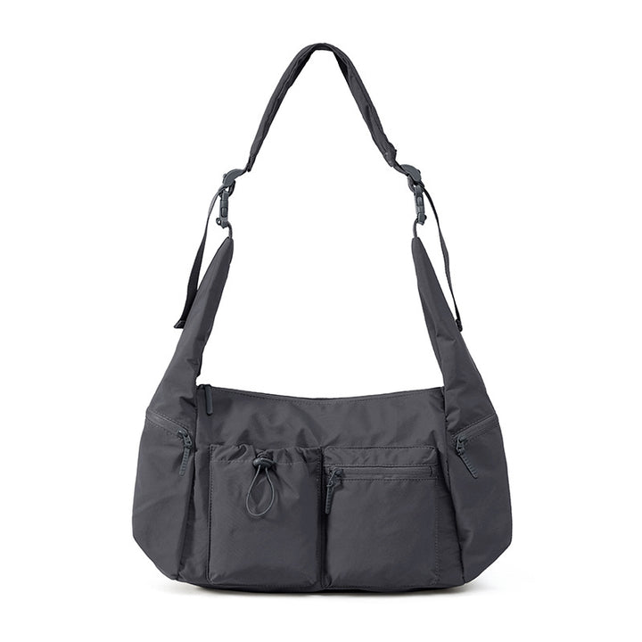 Spacious Multi-Pocket Utility Shoulder Bag