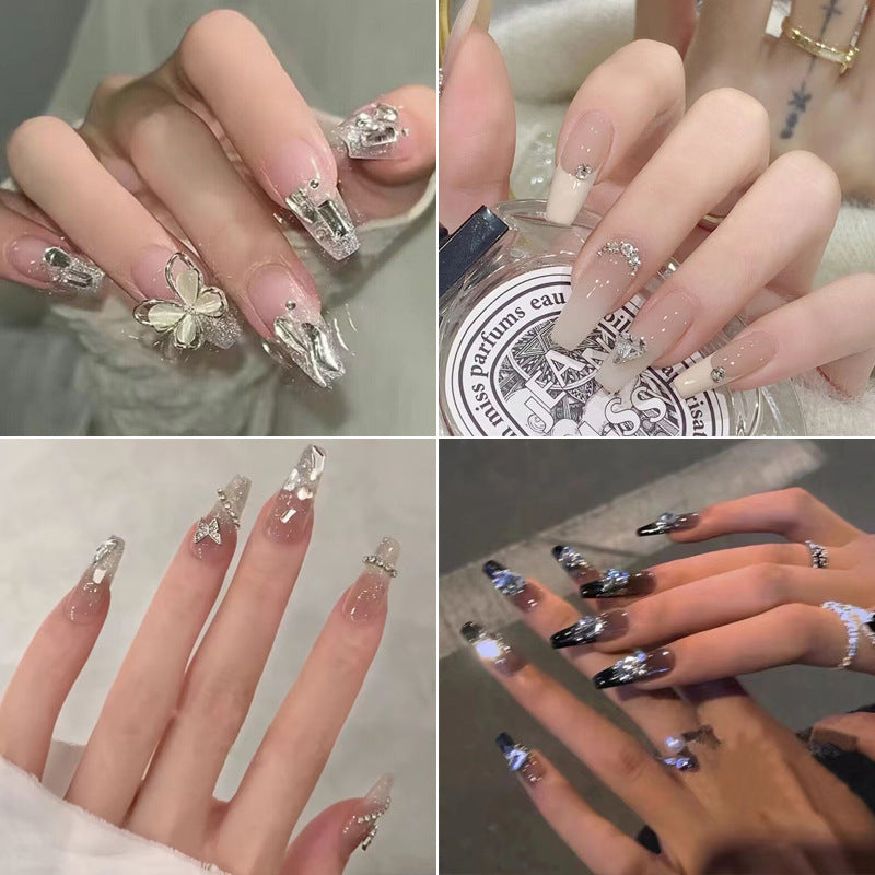 Floral-Inspired Elegant Press-On Nail Design Stornfield