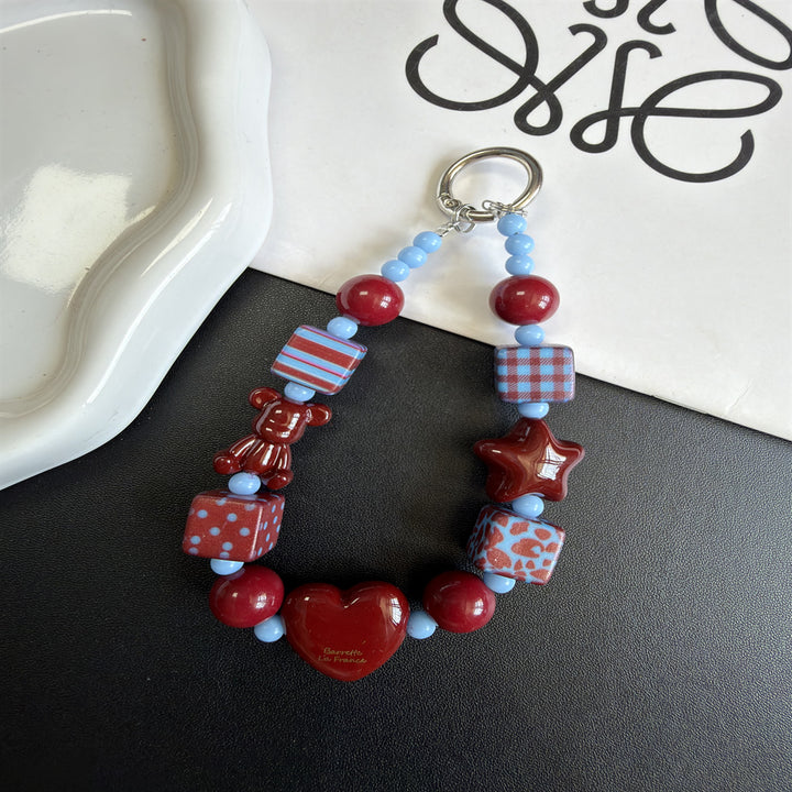 Colorful Beaded Keychain Holder Stornfield 1790134999