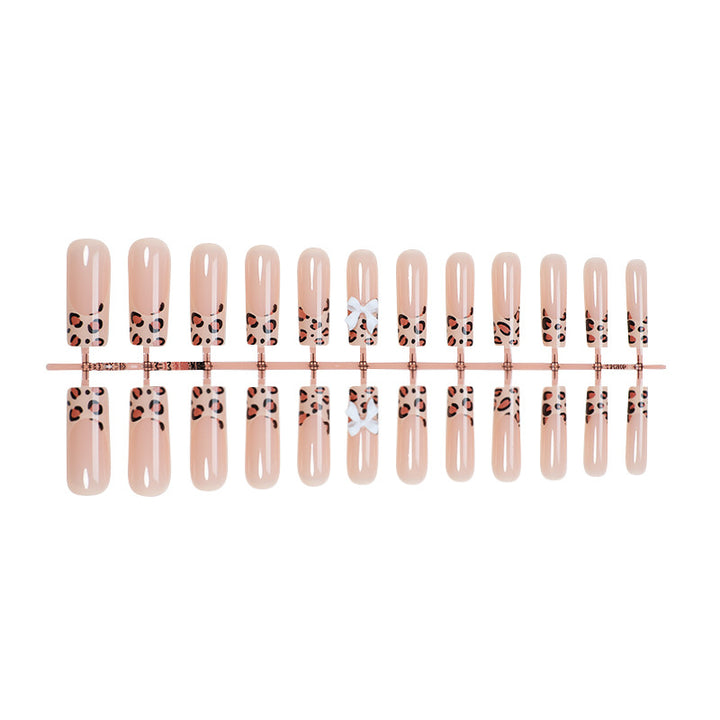 Artistic Leopard Print Press-On Nails Stornfield