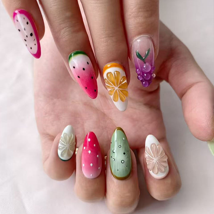 Artificial Nails in Fruity Design Stornfield