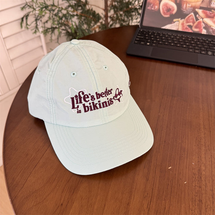 Women's Cotton Baseball Cap with Motivational Quote Stornfield