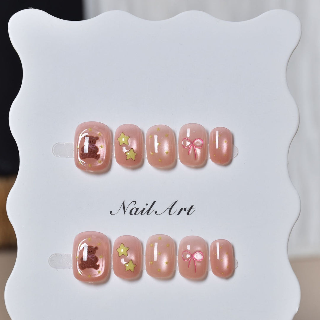 Whimsical Press-On Nail Art Stornfield