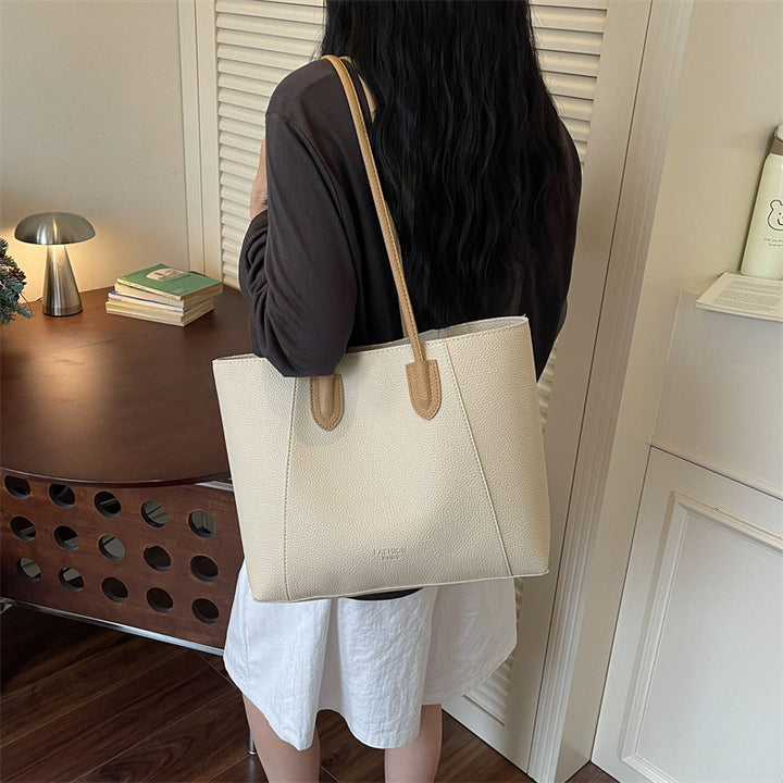 Modern Minimalist Leather Tote