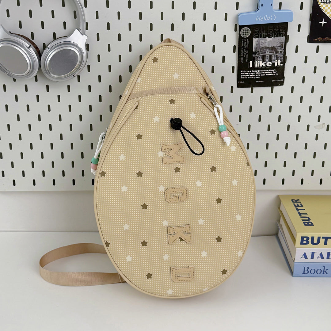 Star-Patterned Casual School Backpack Stornfield
