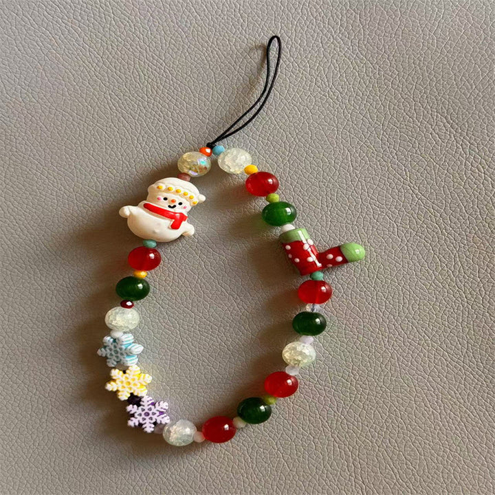 Festive Charm Beaded Phone Lanyard Stornfield