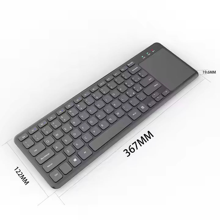 Ultra-Slim Wireless Keyboard with Touchpad Stornfield