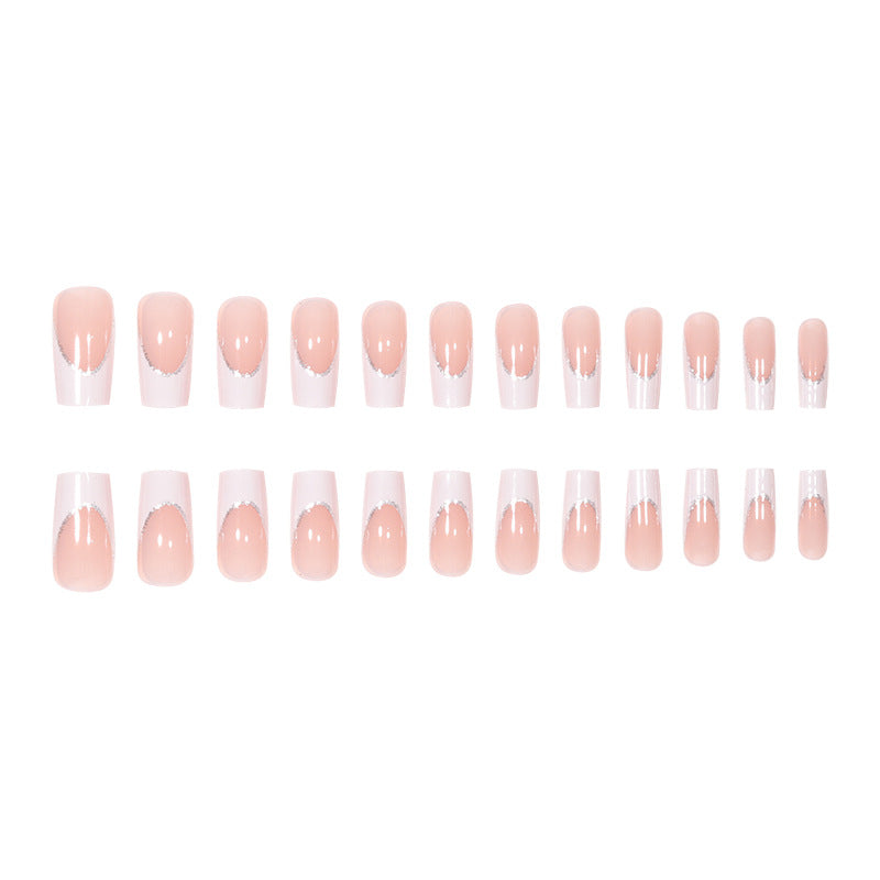 Elegant High-Gloss Press-On Nails Stornfield