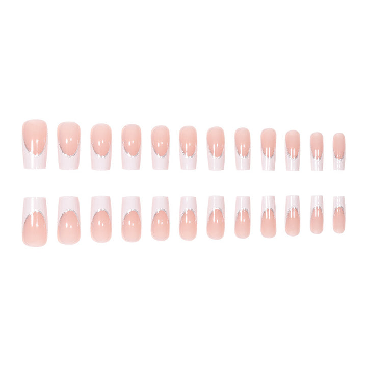 Elegant High-Gloss Press-On Nails Stornfield