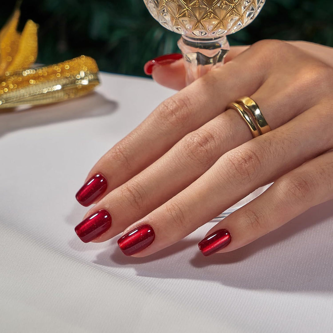 Glossy Gel Press-On Nail Set Stornfield