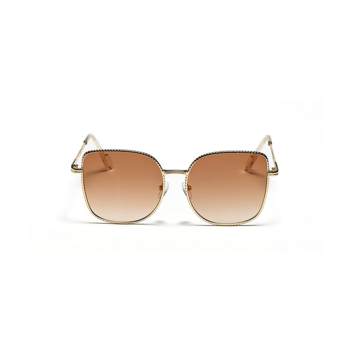 Women's fashionable oversized designer sunglasses with multifaceted frame Stornfield