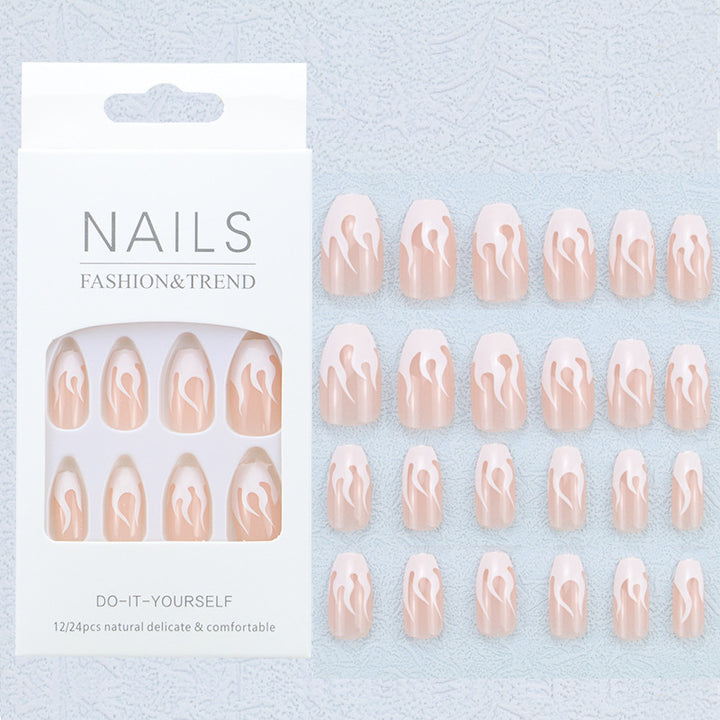 Artistic Graphic Press-On Nail Set Stornfield