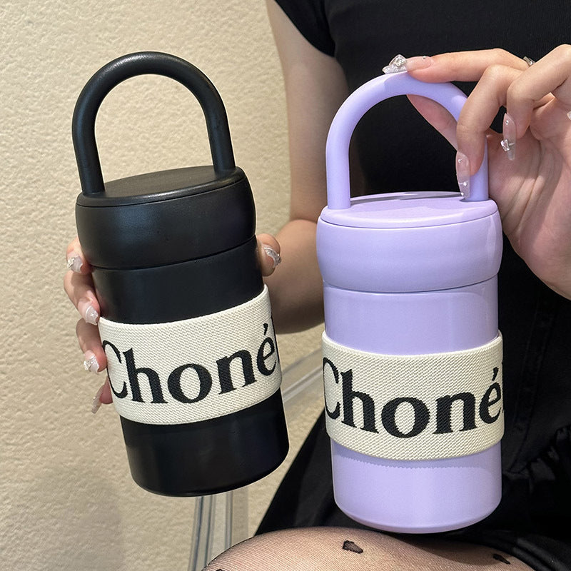 Women's multifunctional thermos cup with practical carrying handle Stornfield