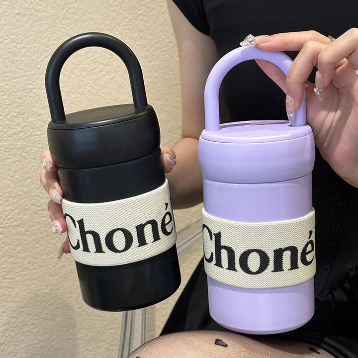 Women's multifunctional thermos cup with practical carrying handle Stornfield