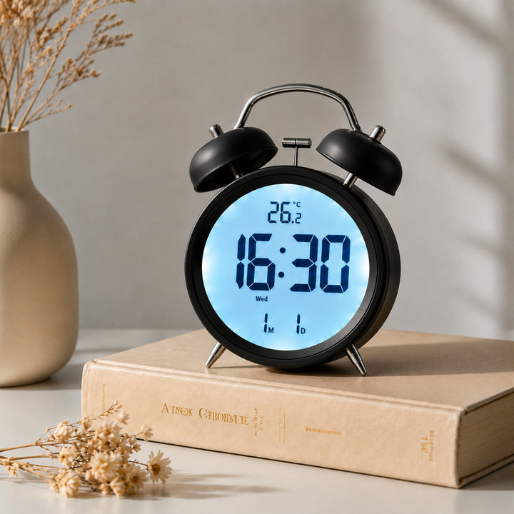 Digital Alarm Clock with Retro Design Stornfield