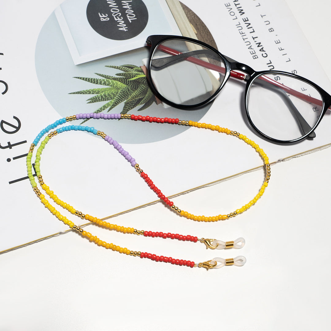 Colorful Beaded Eyewear Retainer Chain Stornfield