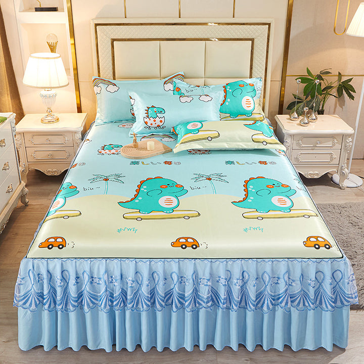 Ladies daybed cover with playful bear motif Stornfield