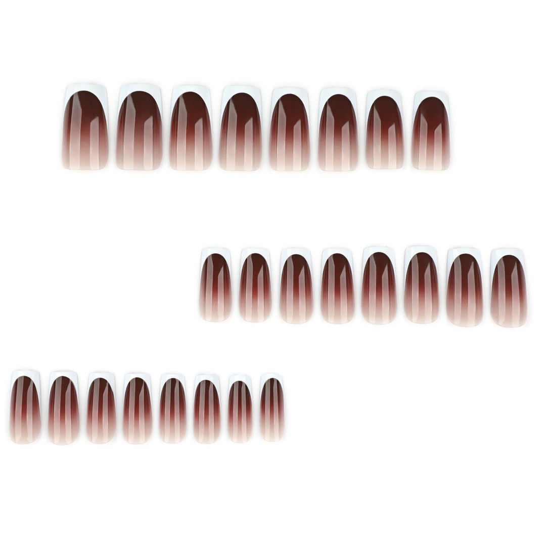 Artful Nail Extensions with Elegant French Tip Stornfield