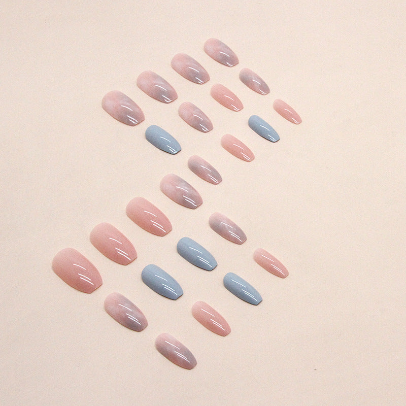Ombre Glossy Press-On Nail Tips Stornfield