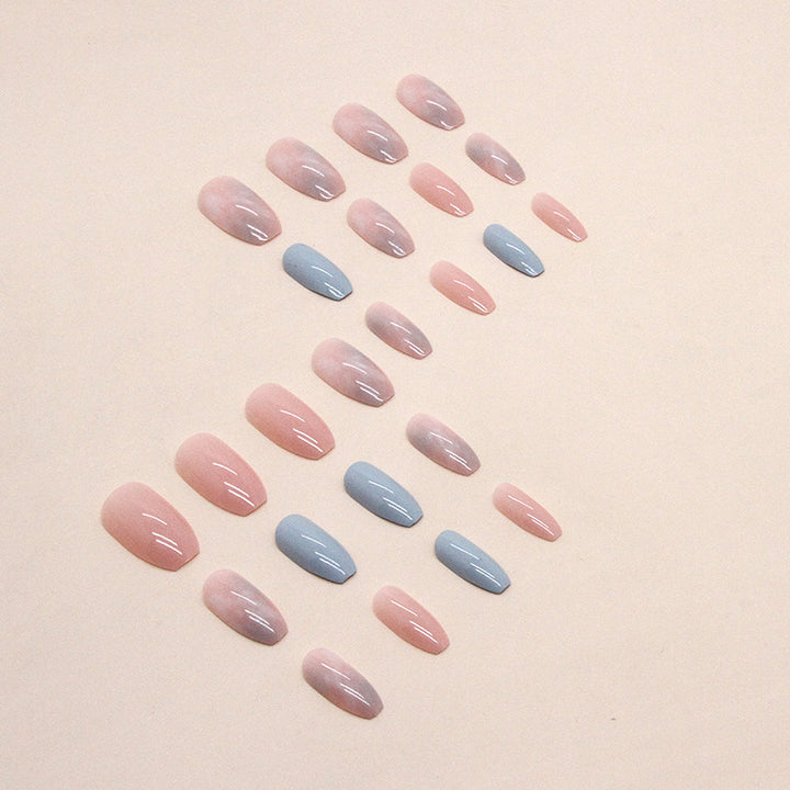 Ombre Glossy Press-On Nail Tips Stornfield