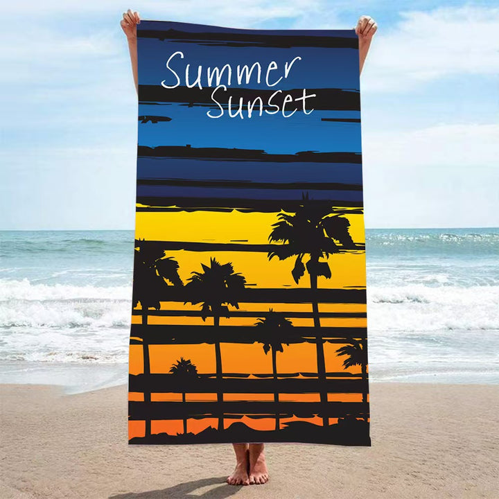 Women's beach towel with creative golf theme Stornfield