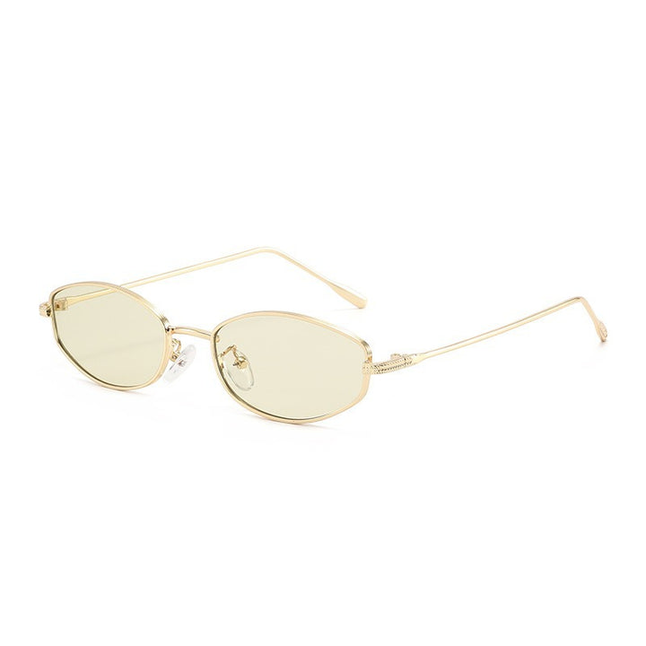 Ladies' fashionable sunglasses in minimalist oval design Stornfield