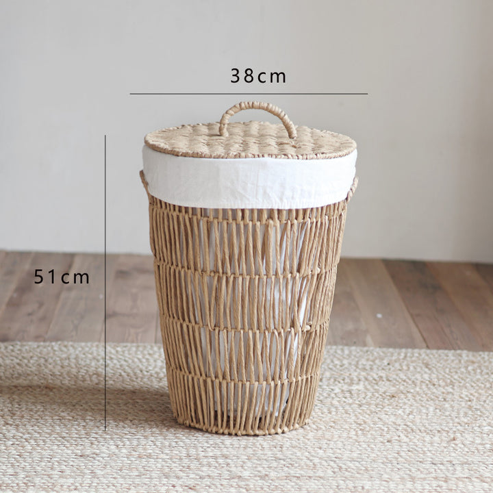 Stylish laundry basket with lid Stornfield