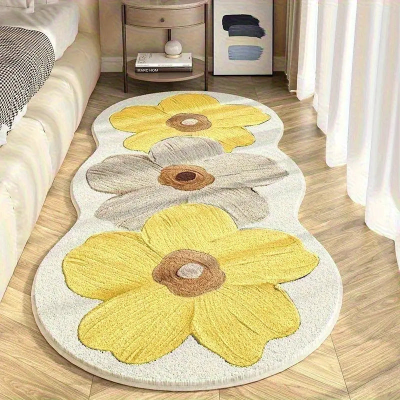 Floral Pattern Runner Rug