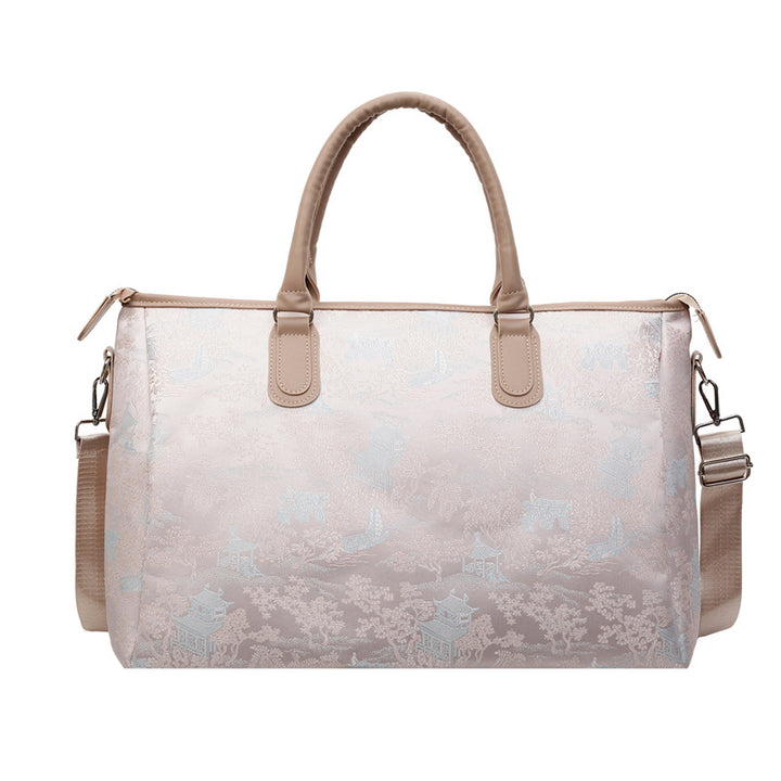 Elegant travel bag with luxurious pattern print Stornfield