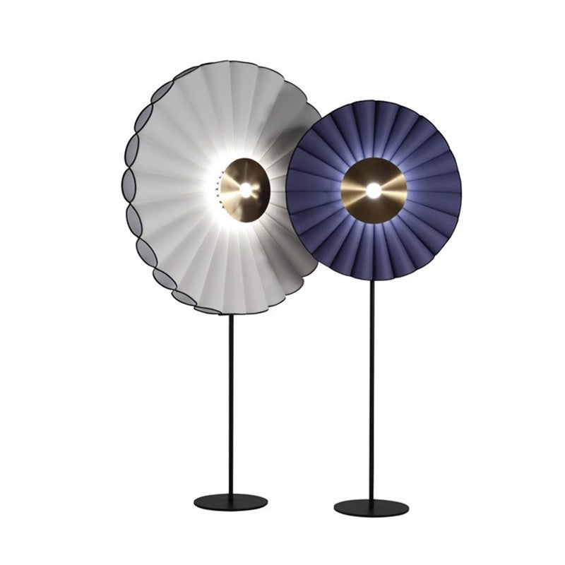 Elegant Decorative Floor Lamp with Pleated Design