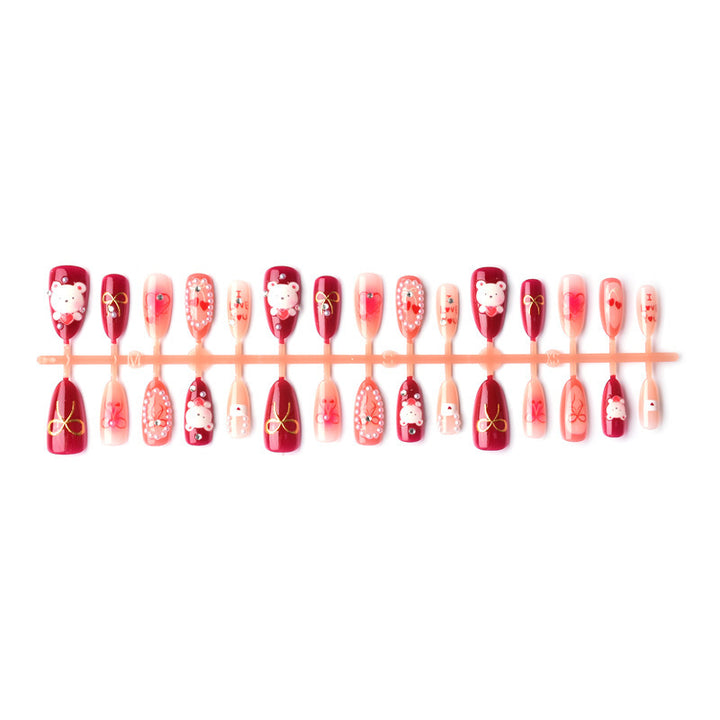 Creative Nail Art Set with Playful Designs Stornfield