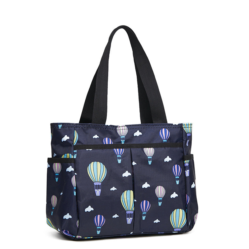 Stylish Striped Multi-Pocket Tote Bag Stornfield