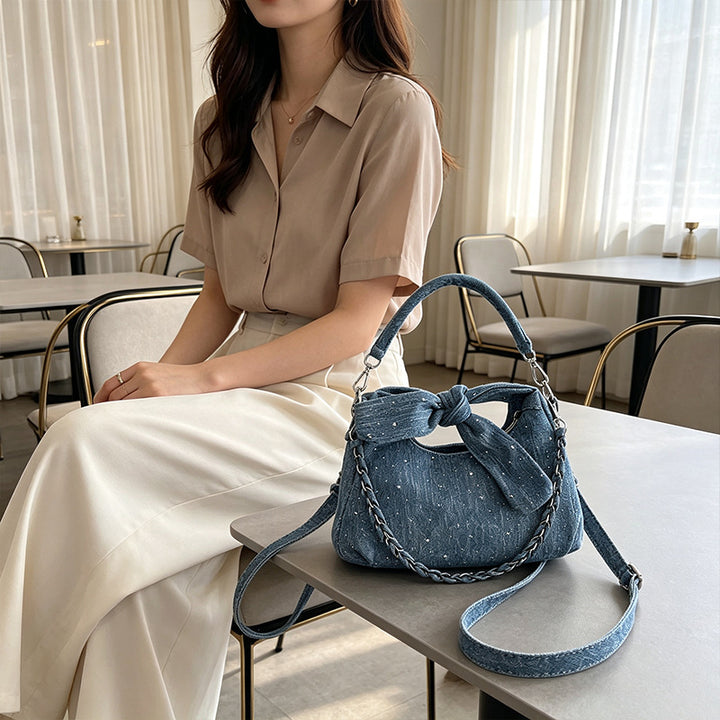 Stylish Bow-Embellished Handbag Stornfield