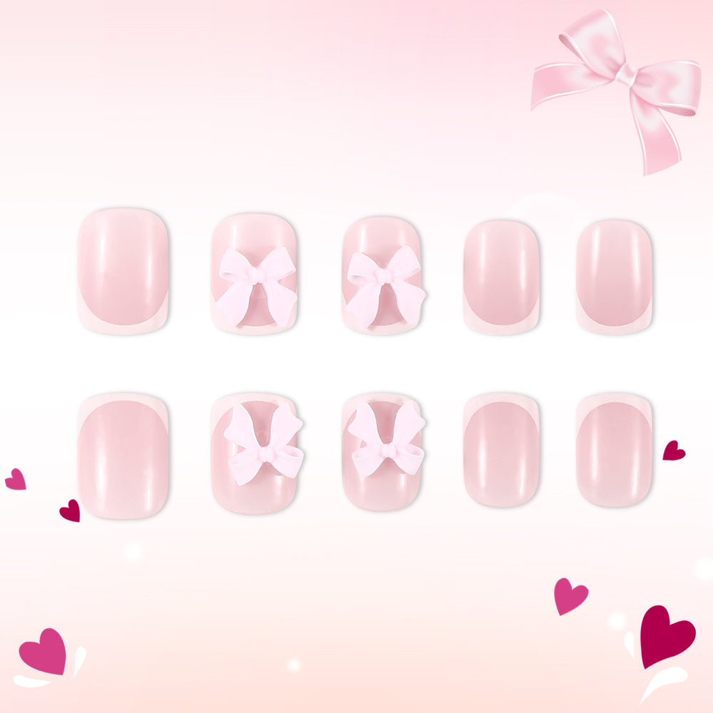 Floral Embellished Press-On Nail Art Stornfield