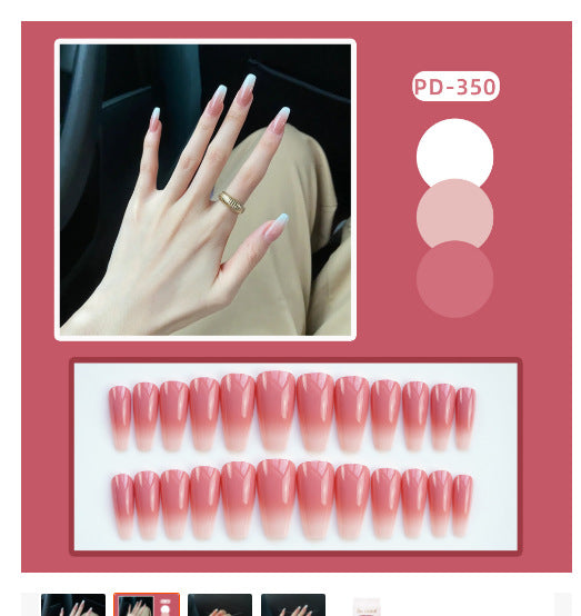 Elegant Gradient Press-On Nail Tips Stornfield