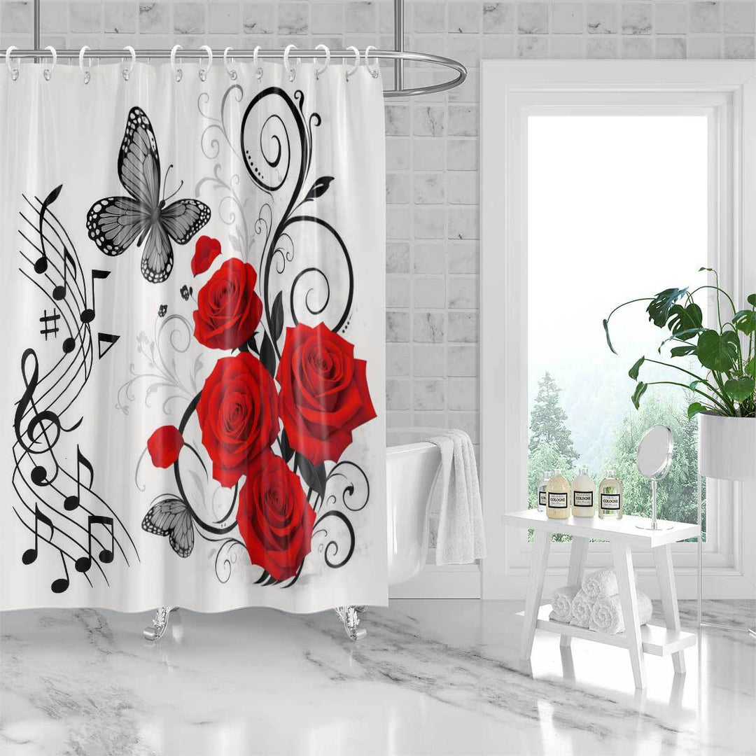 Camping-Themed Shower Curtain Stornfield