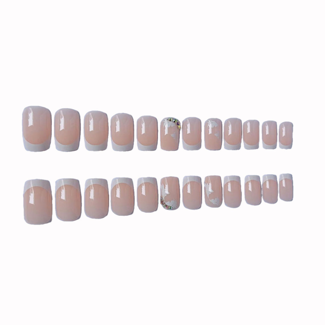 Elegant Floral Nail Art Set