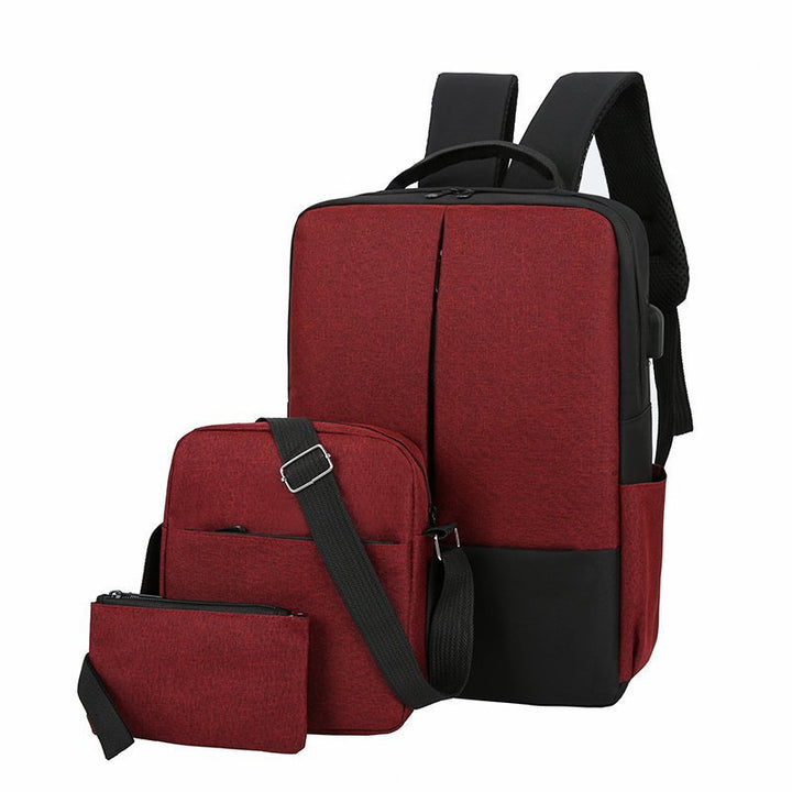 Multi-Compartment Travel Backpack with Detachable Pouch Stornfield